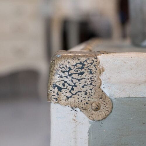 Baule in stile Shabby Chic 14 baule trasformato in stile shabby chic
