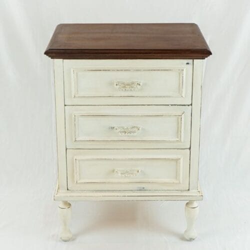 comodino shabby chic