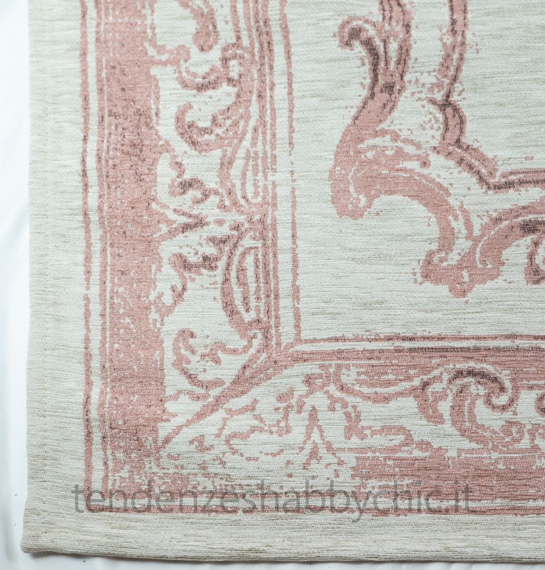 Tapis Blanc Mariclo' Roses 140 x 200 Teatro 3 Tapis Blanc Mariclo' Roses 140 x 200 Teatro – Image 3