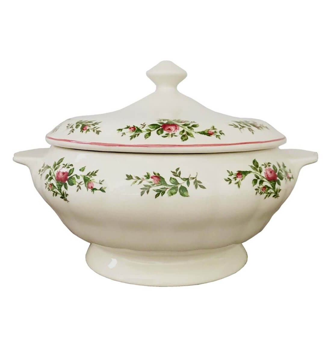 Blanc Mariclo Zuppiera in ceramica Moss Rose 2 zuppiera in ceramica