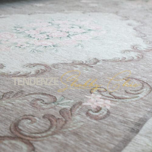 Alternative view of Alfombra De Noche Blanc Mariclò Doria Rosa Polvo 65x110