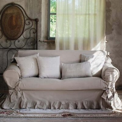Tendenze Shabby Chic: Meubler avec du Blanc Mariclo et ses charmants rideaux