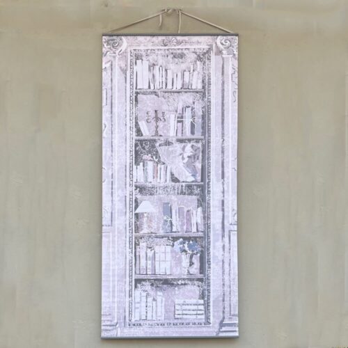 Tela Trompe-l'oeil Bibliothèque 200 cm