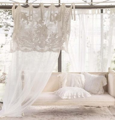 Tenda in Lino con mantovana Tessa