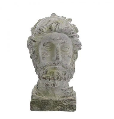 Buste d'homme biface H 43 cm