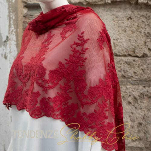 Alternative view of Foulard in pizzo Versailles Mosto - Chez Moi
