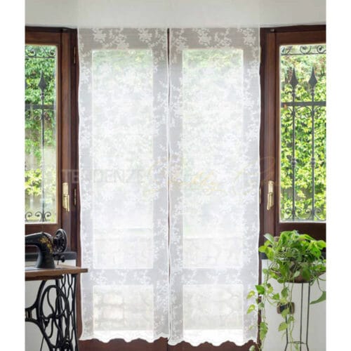 tenda in pizzo shabby chic
