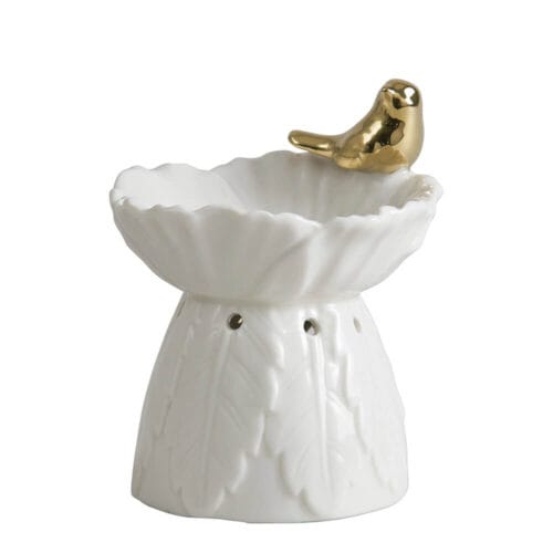brucia essenze in ceramica bianca Mathilde M
