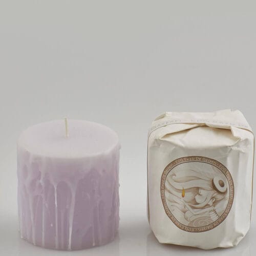 candela effetto colato viola EDG