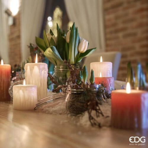 candela moccolo rosa EDG