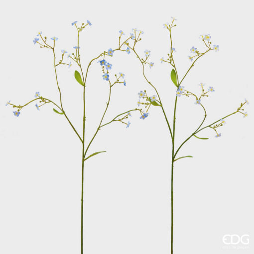 rami di fiori gipsofila azzurri e blu EDG