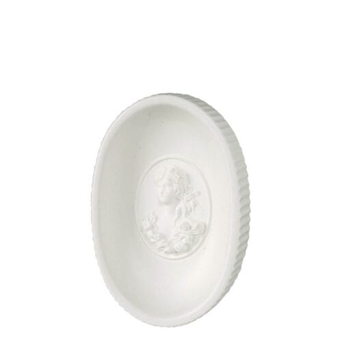 Marquise Mathilde M jabonera de cerámica blanca