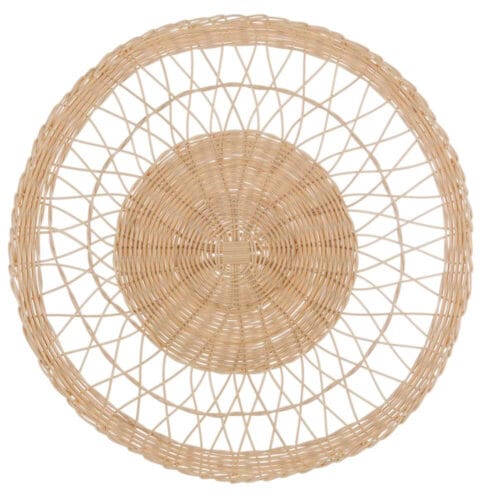 sottopiatto rotondo in rattan Blanc MariClò