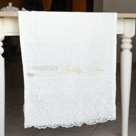 Heritage Lace Mantovana Per Finestra Con Pizzo E Motivi Ape - Colore Off-White, 43x43 Cm