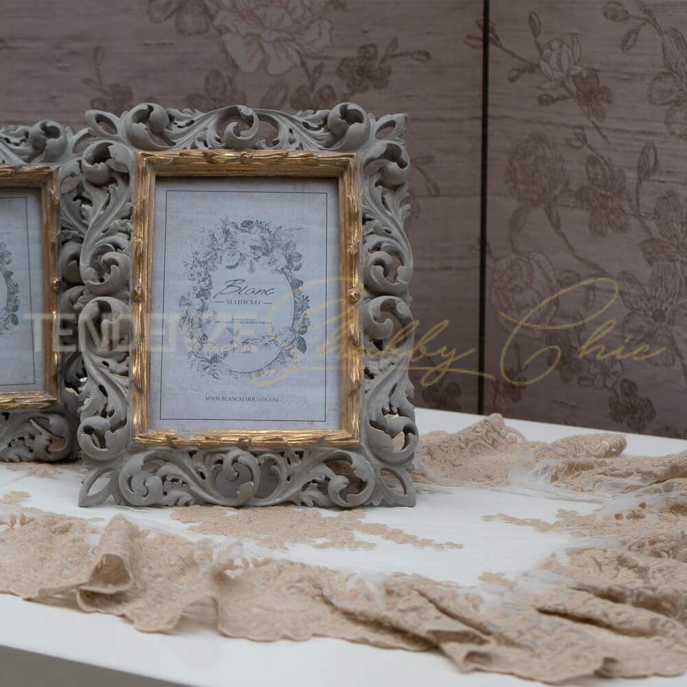 Napperon avec volants en dentelle de Provenza Ambre 40x85 – Image 2