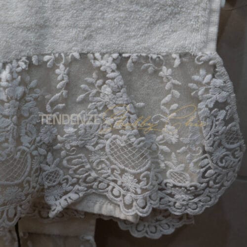 Par de esponjas para rostro e invitadas y encaje Vintage Fango Provenza - Imagen 2
