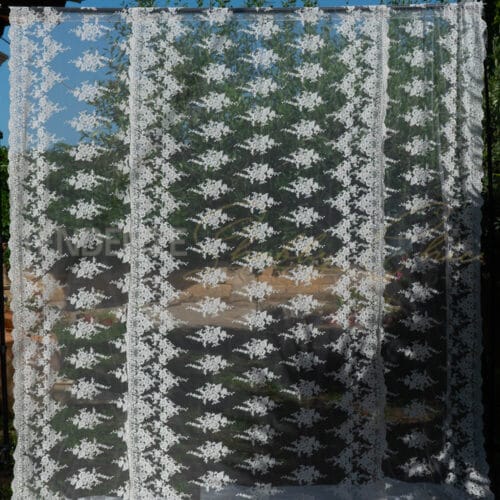Rideau de Prestige Provence Dentelle avec oeillets 230x300 Vintage Fango
