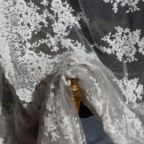 Tenda Prestige in pizzo provenza con passante unico chez moi made in italy
