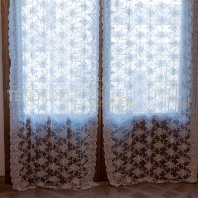 Softalker Tenda a velo bianca 120x140 cm trasparente elegante corta tende a velo passante per asta porta moderna per esterno interno cucina bambini balcone finestra, 2 pezzi, tasca per asta