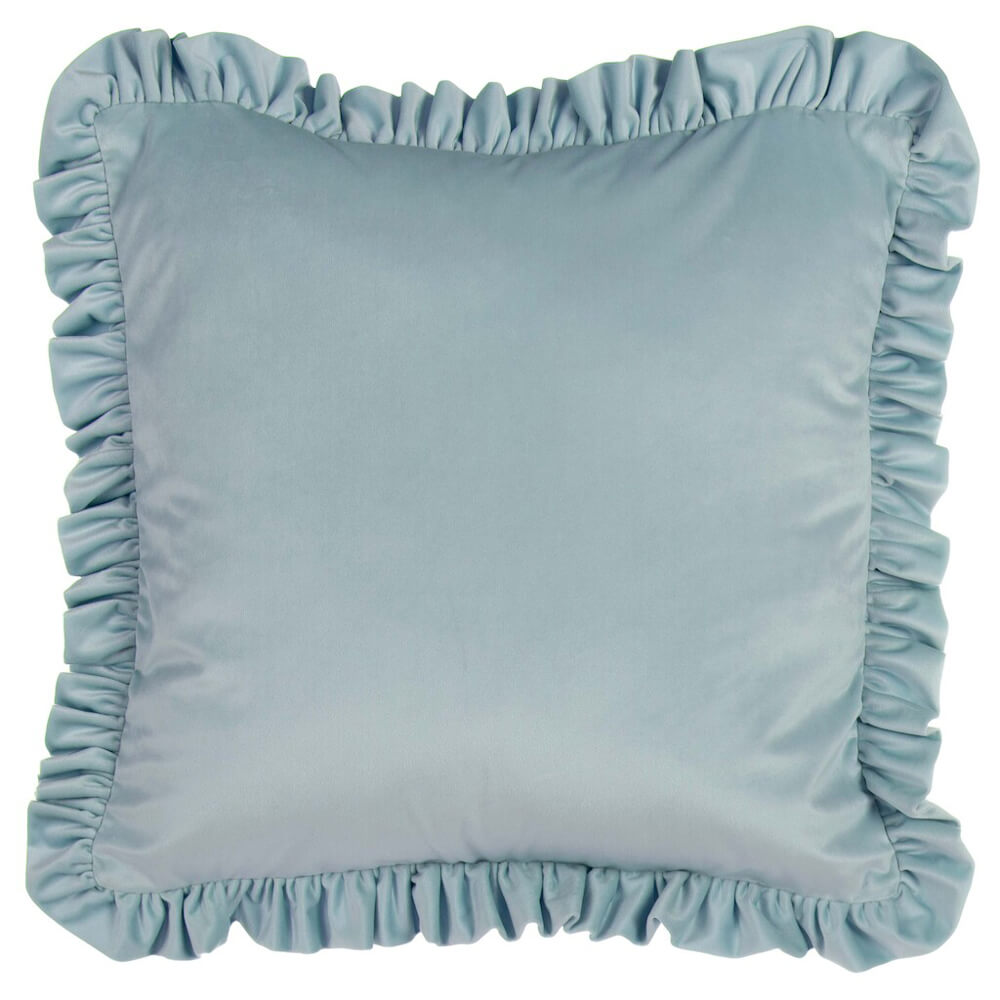 Blanc MariClo almohada volante azul claro - Sueño suave