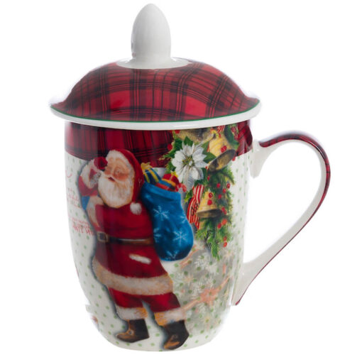 tazza mug in ceramica natalizia Blanc MariClò