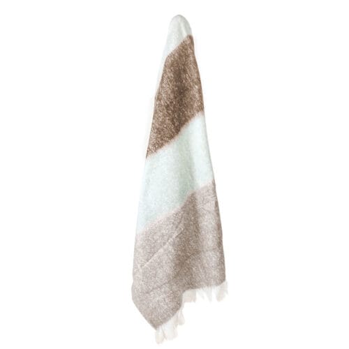 plaid con frange Nuvole di Stoffa