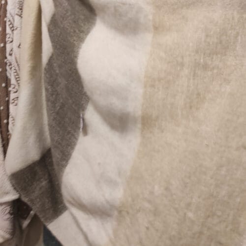 plaid colore beige Nuvole di Stoffa
