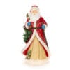 statua babbo natale con vestito rosso e albero in spalla Nuvole di Stoffa