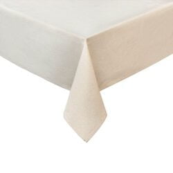 tovaglia in cotone lurex raffinata ed elegante colre panna