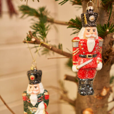 Adornos para el árbol de Navidad Cascanueces Nuvole di Stoffa
