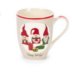 tazza mug natalizia con gnomi