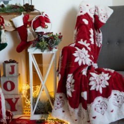 plaid natale nuvole