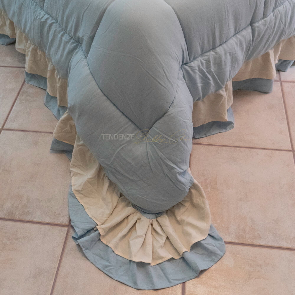 TRAPUNTA CLOUD ROUCHES 260X260 CON FEDERE l'altelier 17 double face