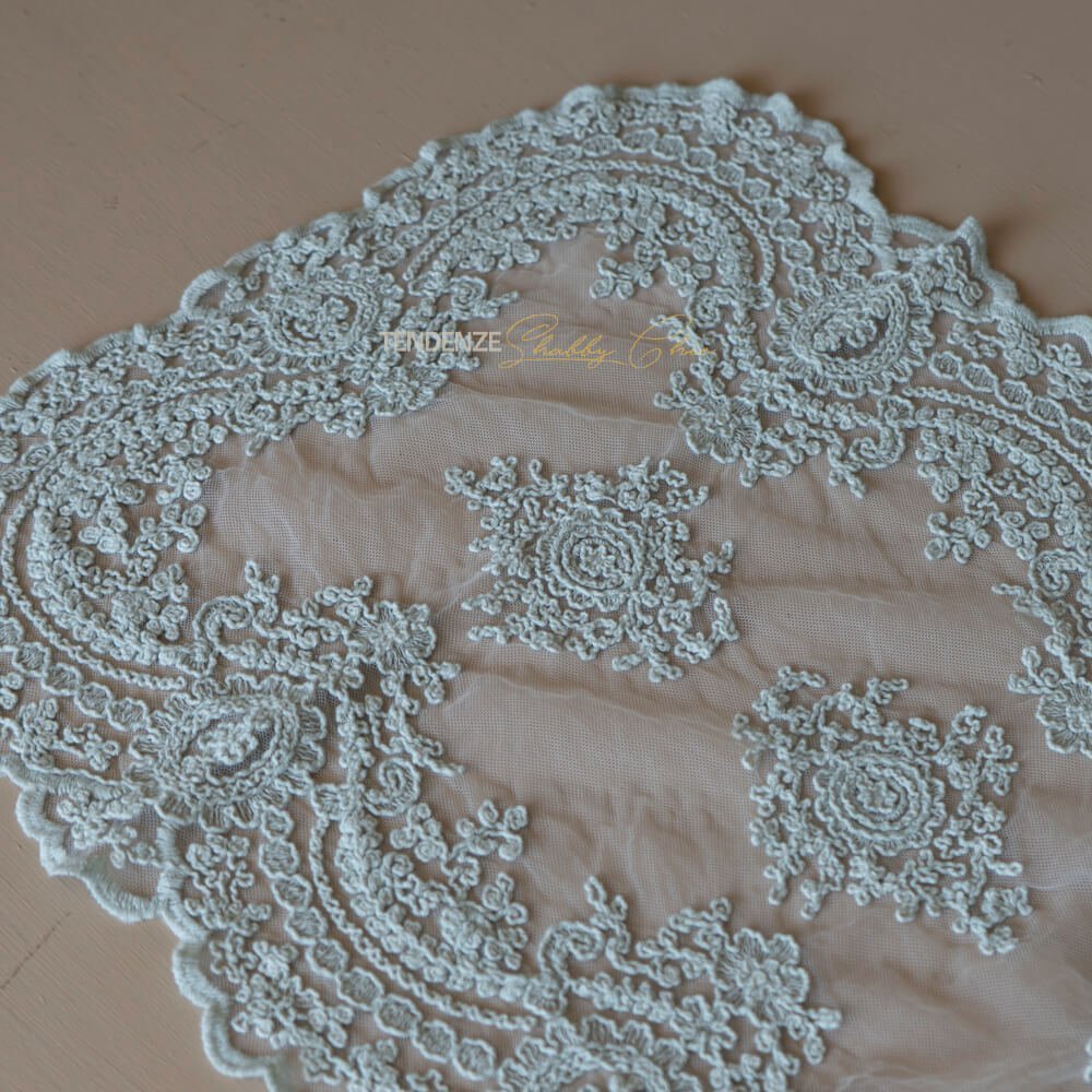 Napperon corinthien Couleur luxe Menthe 35 x 50 Chez Moi – Image 2