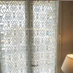 Tenda arabesque bianco ottico Chez Moi 120x300