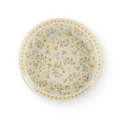 Piattino in ceramica a fiori Clarissa Nuvole di Stoffa