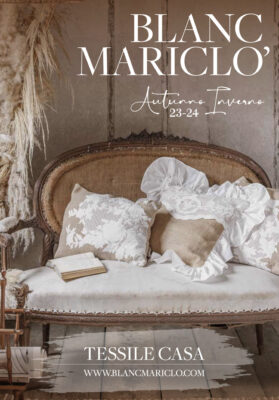 Scopri i nuovi e affascinanti cataloghi Blanc Mariclo Autunno e Inverno 2023-2024 per una casa elegante e raffinata!
