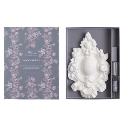 Caja con tizas perfumadas en forma de medallón y recambio de Sándalo de 15ml