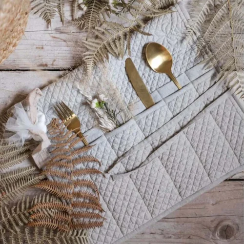 Blanc Mariclo Elegante Portaposate in boutis