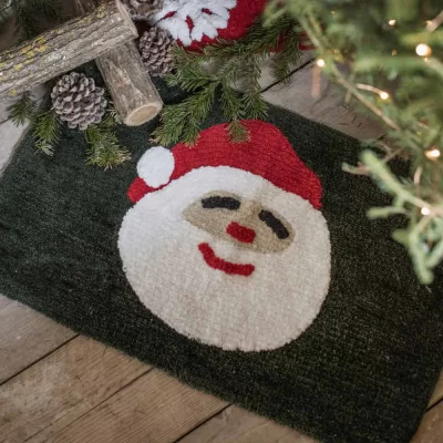 Blanc Mariclo Tappeto bagno natalizio Babbo Natale