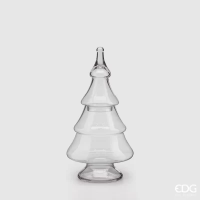 EDG Contenitore vaso a forma di pino H 40 cm