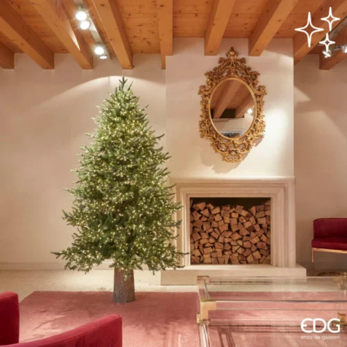 EDG Albero di Natale Pino Luxury con 4000 luci H 210 cm
