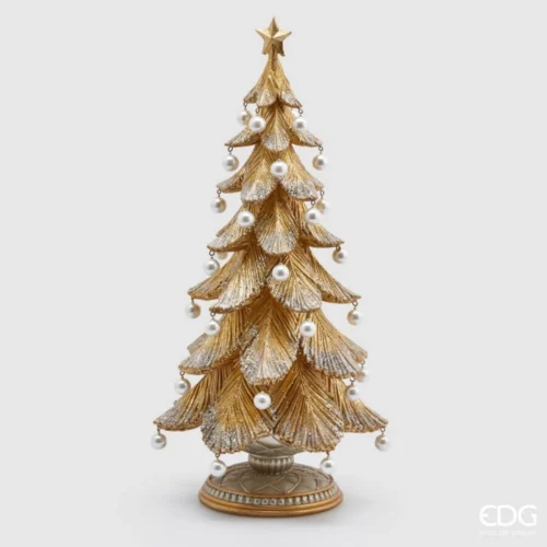 EDG Pino dorato con perle H 46