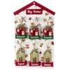 Casette in legno decorata con dedica collezione My Home di nuvole di stoffa
