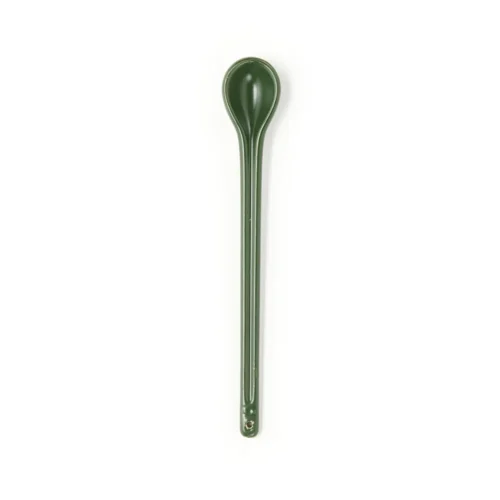 Cucchiai ceramica color verde bosco collezione Demetra di nuvole di stoffa