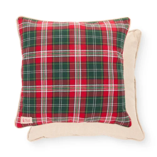 Cuscino fantasia tartan double face collezione Queen Mary nuvole di stoffa