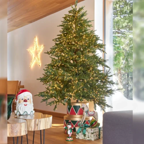 EDG albero di Natale Enzo De Gasperi illuminato