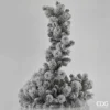 EDG festone di pino innevato 270 cm