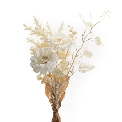 Bouquet di fiori in stile vintage h 57 cm