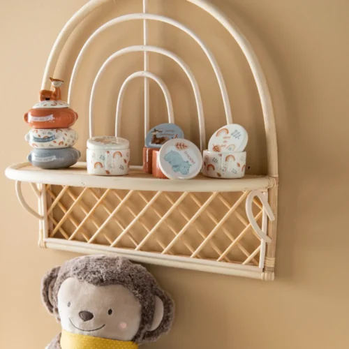 Alternative view of Etagere de ratán en forma de arco 44 cm